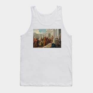 Mordecai's Disdain by Jean-Francois de Troy Tank Top